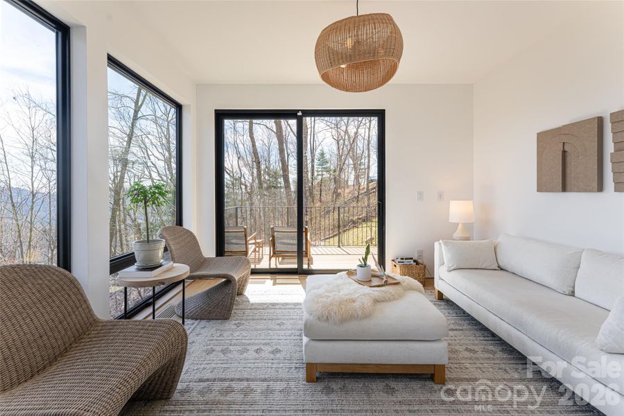 Furnished interior view inside a new home in , Asheville (Image 10).