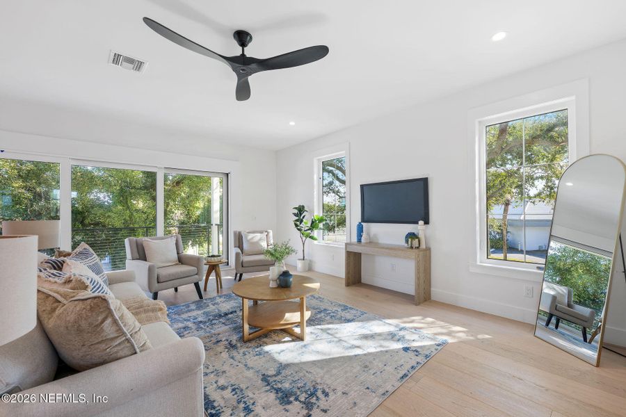 Furnished interior view inside a new home in , Jacksonville Beach (Image 34). Furnished interior view inside a new home in , Jacksonville Beach (Image 34).