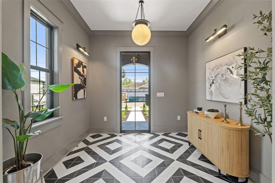 Furnished interior view inside a new home in , Tampa (Image 19).