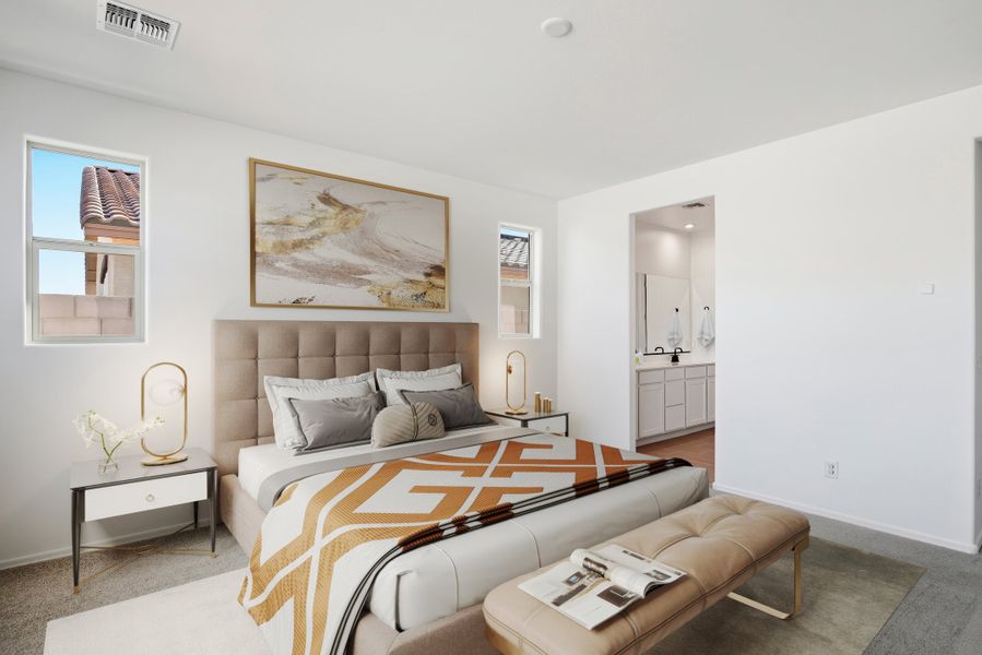 Furnished interior view inside a new home in Marbella at Windrose, Waddell (Image 9).
