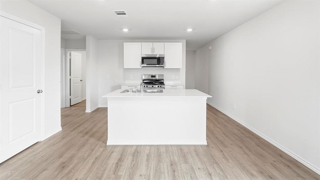 Furnished interior view inside a new home in Asher Oaks, Bonham (Image 4).