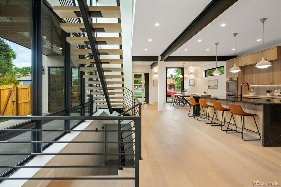 Furnished interior view inside a new home in , Denver (Image 38).