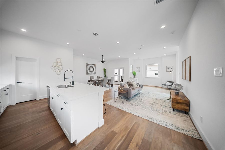 Furnished interior view inside a new home in , Houston (Image 19).