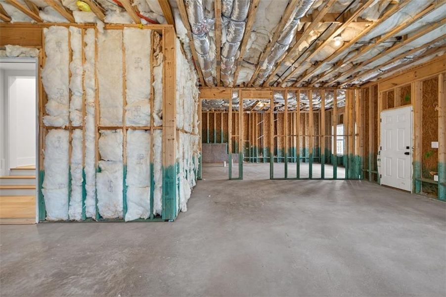 In-progress construction of a new home in , Jefferson, GA (Image 50).