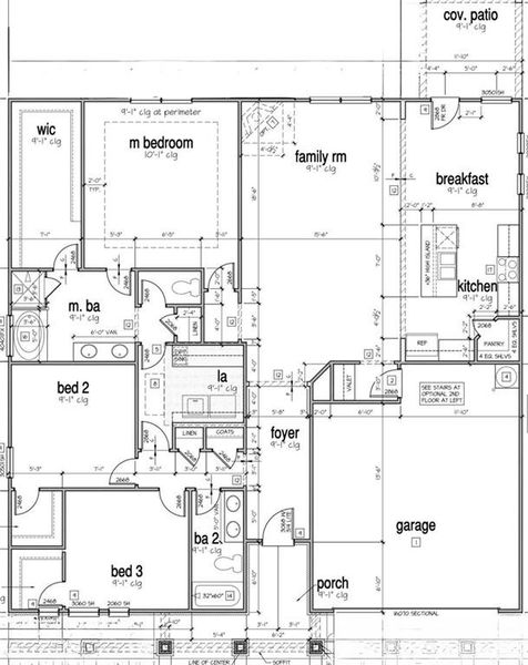 2D floor plan layout of this home in , Hartwell, GA (Image 4).