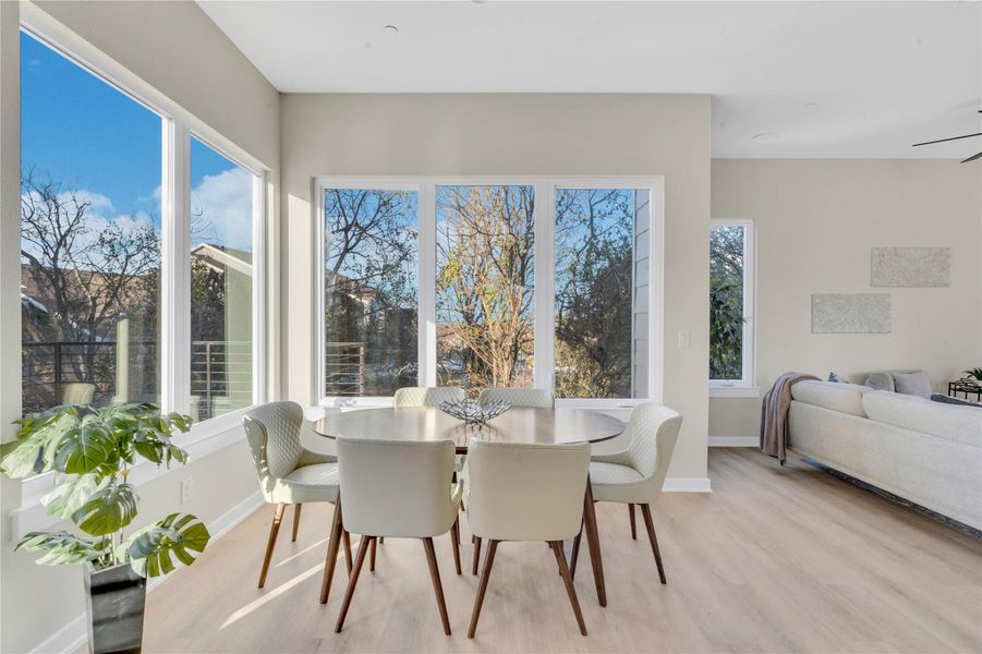 Furnished interior view inside a new home in , Austin (Image 8).