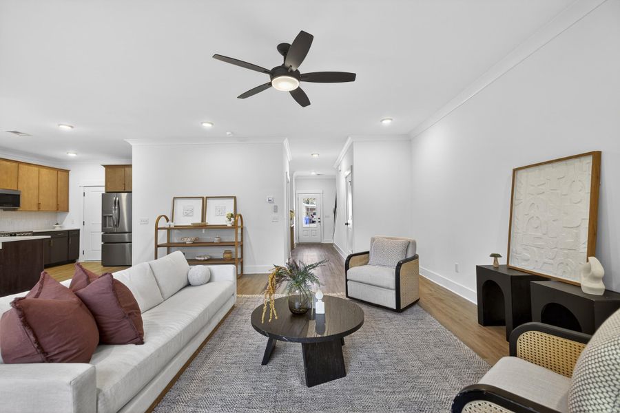 Furnished interior view inside a new home in , Charleston (Image 4).