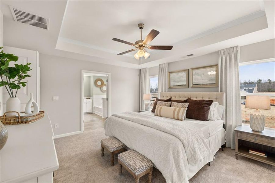 Furnished interior view inside a new home in Westland, Bogart (Image 41).