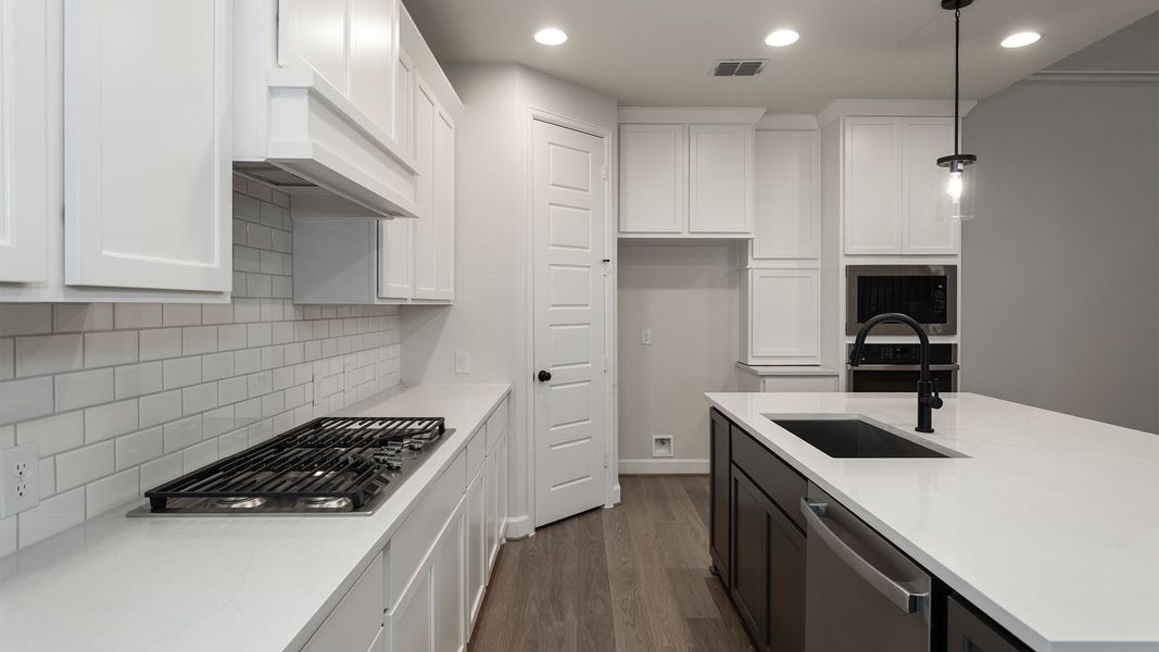 Furnished interior view inside a new home in Lakes of Cane Island, Katy (Image 6).