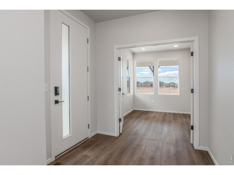 Spacious, unfurnished interior of a new home in Prairie Song Story Collection - Single Family Homes, Windsor (Image 34).