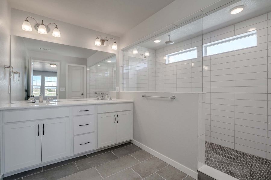 Representative furnished interior of a home built from the The Miramar by David Weekley Homes in Revel Crossing at Wolf Ranch – The Ascent Collection, Colorado Springs (Image 3).