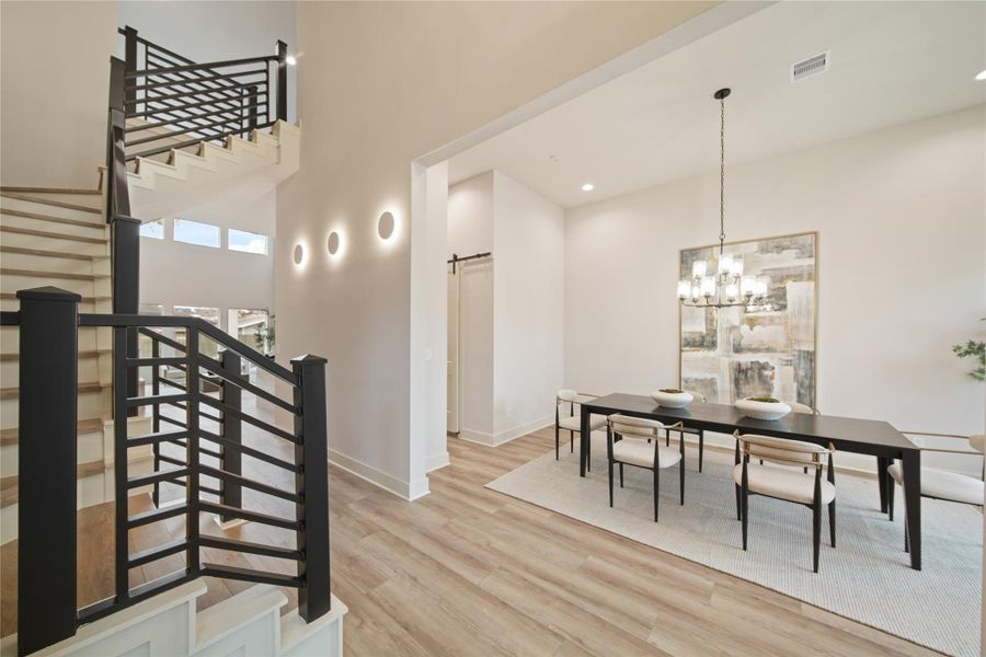Furnished interior view inside a new home in , Houston (Image 18).