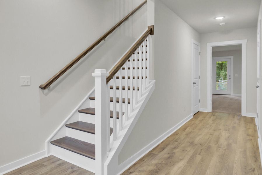 Furnished interior view inside a new home in Indigo Grove Townhomes, Johns Island (Image 5).