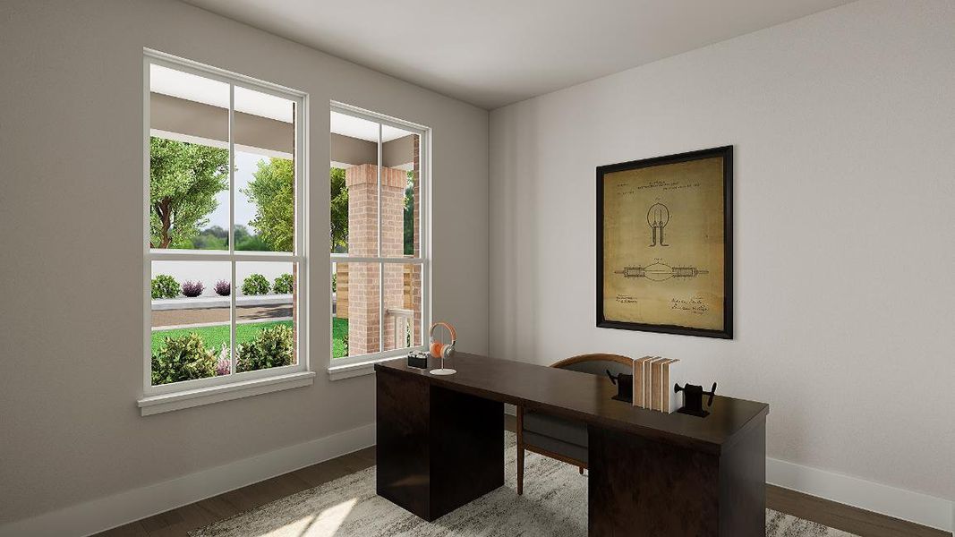 Representative furnished interior of a home built from the Saffron by Tri Pointe Homes in Garden Collection at Union Park, Little Elm (Image 6). Representative furnished interior of a home built from the Saffron by Tri Pointe Homes in Garden Collection at Union Park, Little Elm (Image 6).