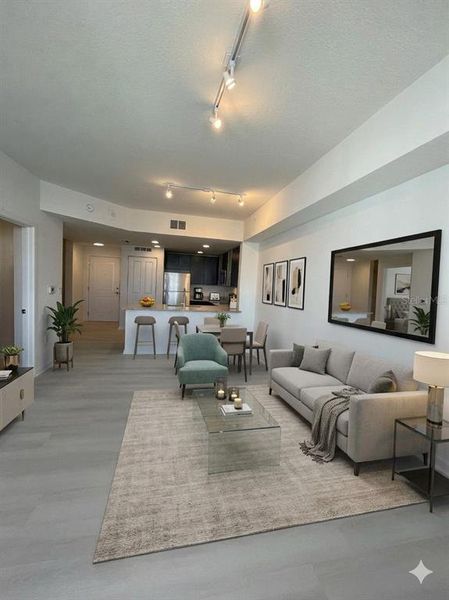 Furnished interior view inside a new home in , Orlando (Image 6).