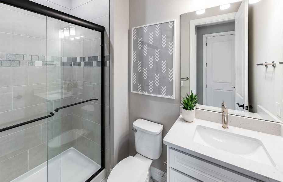 Furnished interior view inside a new home in Avondale at Avenir, Palm Beach Gardens (Image 9).