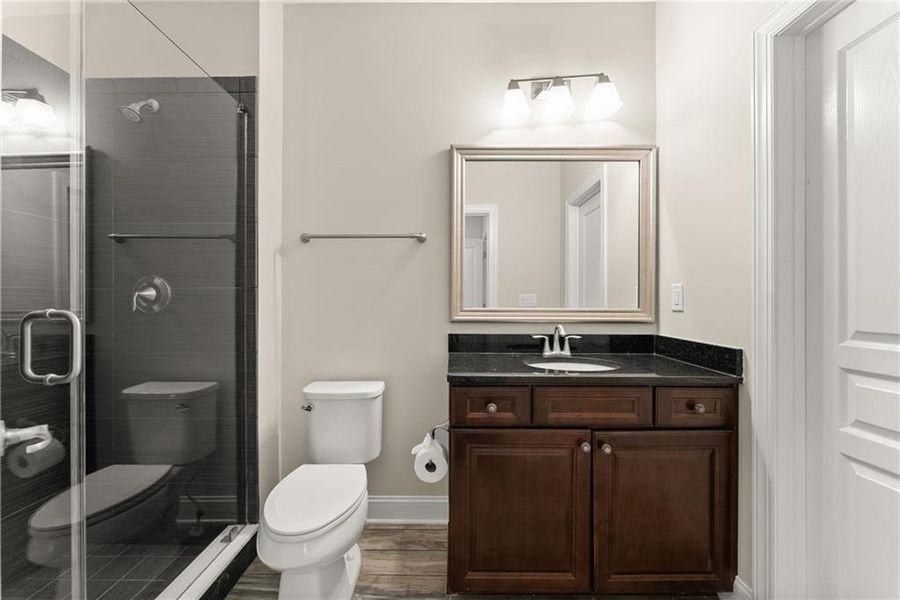 Furnished interior view inside a new home in , Gainesville (Image 17).