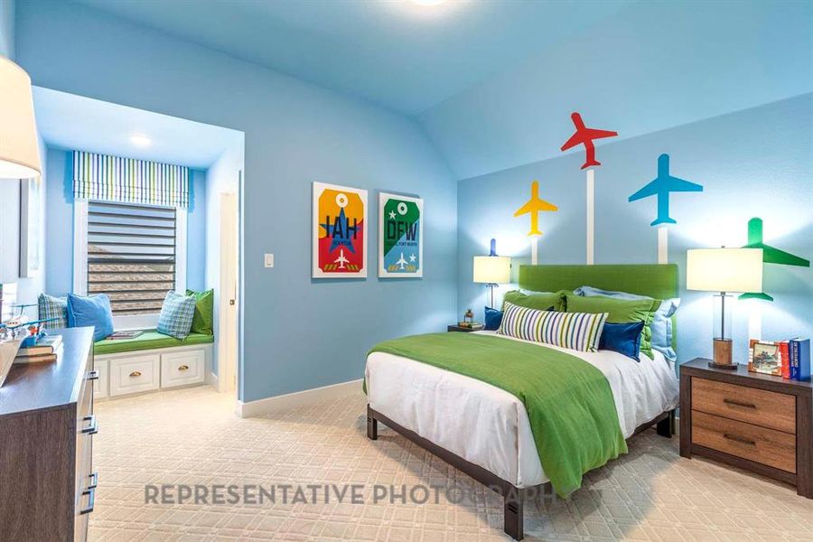 Furnished interior view inside a new home in Star Trail, Prosper (Image 26).