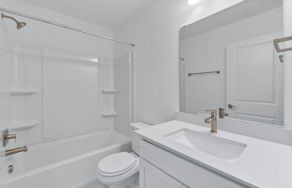 Representative furnished interior of a home built from the Easton by Pulte Homes in Monarch on Main, Round Rock (Image 7). Representative furnished interior of a home built from the Easton by Pulte Homes in Monarch on Main, Round Rock (Image 7).