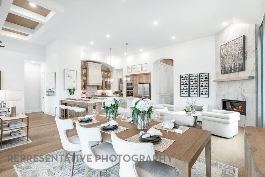 Furnished interior view inside a new home in Cross Creek West, Fulshear (Image 24).