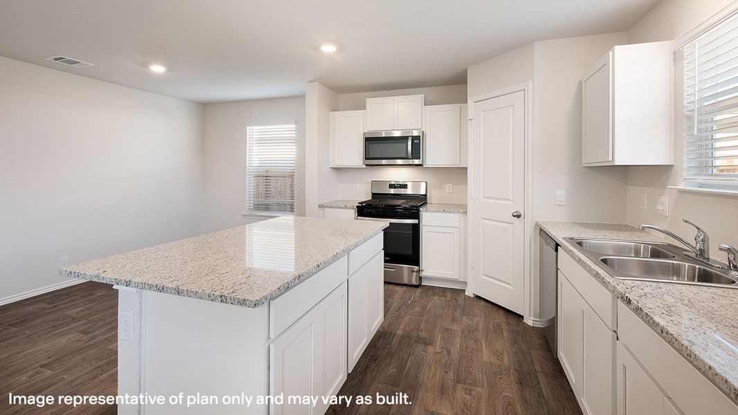 Furnished interior view inside a new home in Riverstone at Westpointe, San Antonio (Image 7).