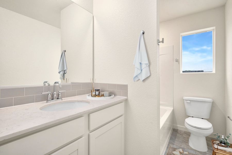 Representative furnished interior of a home built from the Welby by Baessler Homes in Hudson Hills, Hudson (Image 14). Representative furnished interior of a home built from the Welby by Baessler Homes in Hudson Hills, Hudson (Image 14).