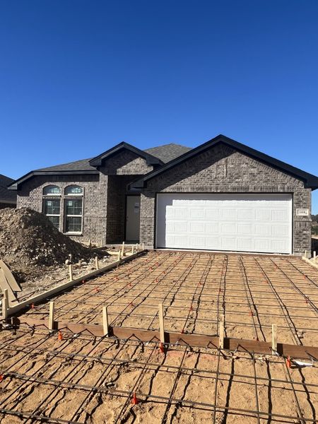 In-progress construction of a new home in Trail Creek, Cleburne, TX (Image 6).