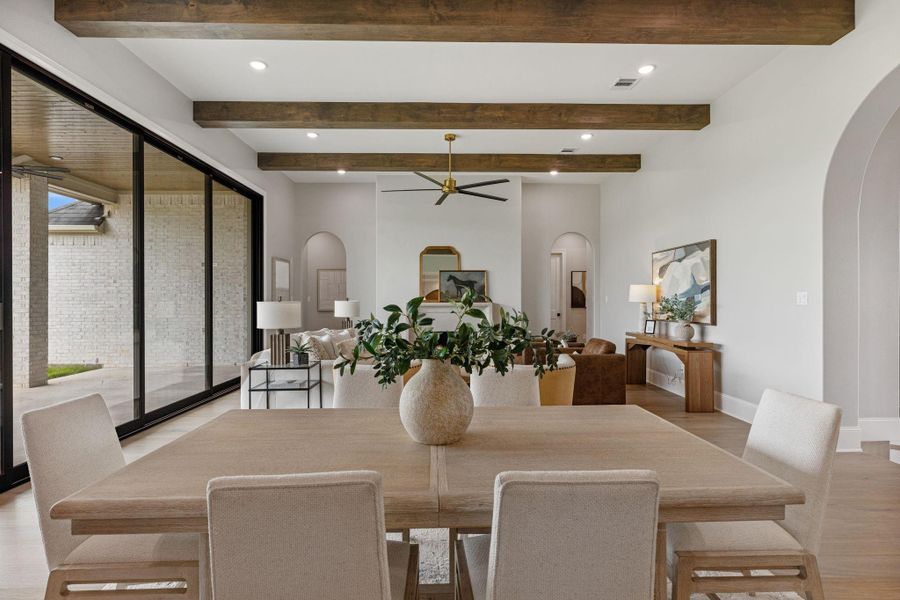 Furnished interior view inside a new home in , Bryan (Image 35).