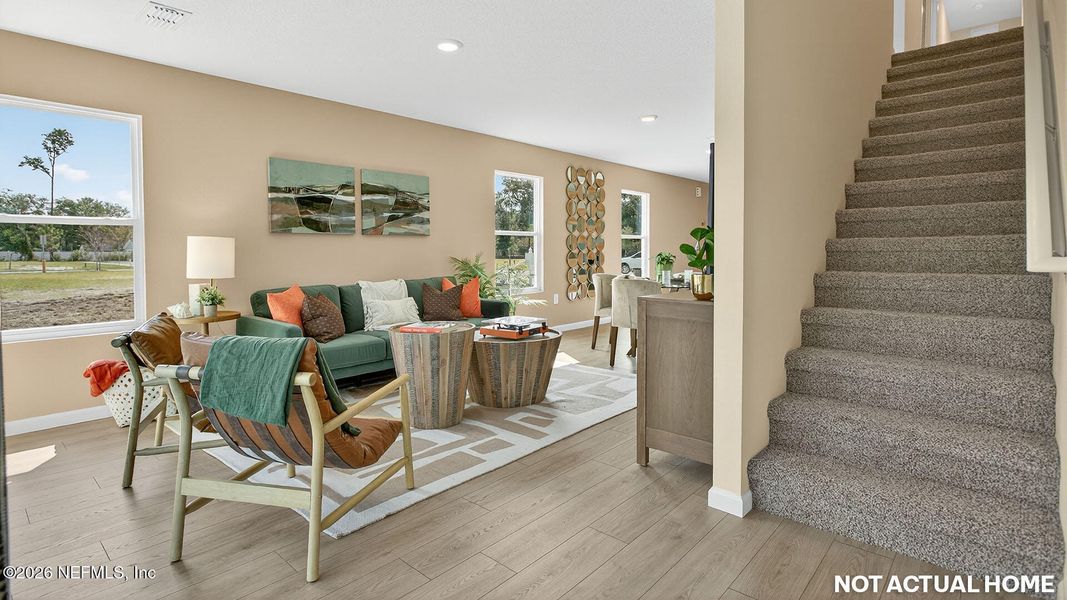 Furnished interior view inside a new home in Trout River, Jacksonville (Image 15).