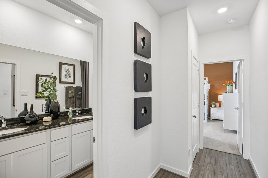 Representative furnished interior of a home built from the Charlton by Taylor Morrison in Mason Woods, Cypress (Image 27).