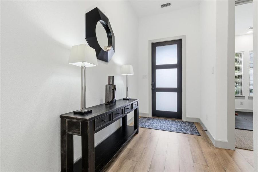 Furnished interior view inside a new home in Estates at Stacy Crossing, McKinney (Image 27).