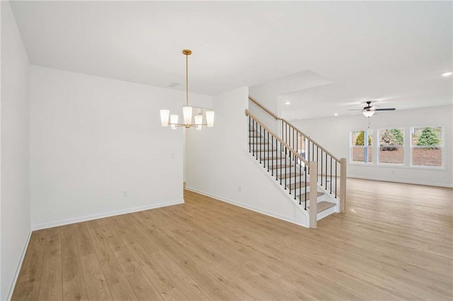 Spacious, unfurnished interior of a new home in Arbors at Richland Creek, Buford (Image 9).