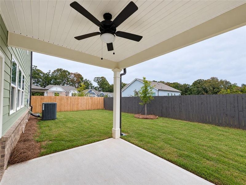 Exterior details and patio area of a home in Alcovy Village, Lawrenceville (Image 3). Exterior details and patio area of a home in Alcovy Village, Lawrenceville (Image 3).