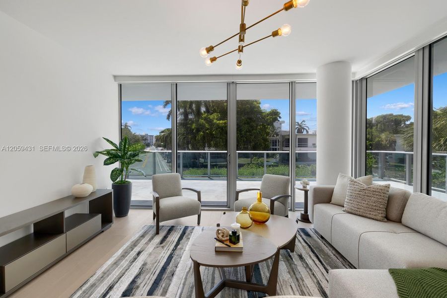 Furnished interior view inside a new home in , Bay Harbor Islands (Image 19). Furnished interior view inside a new home in , Bay Harbor Islands (Image 19).
