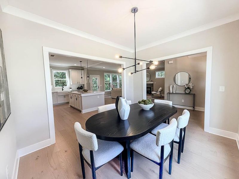 Furnished interior view inside a new home in , Decatur (Image 3).