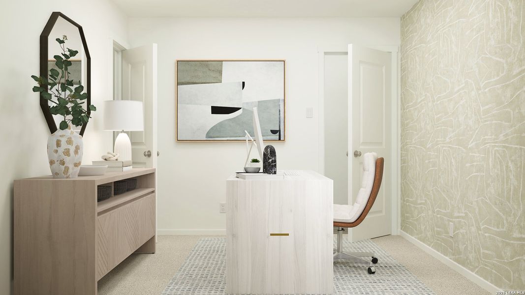 Furnished interior view inside a new home in Brookmill, San Antonio (Image 8).
