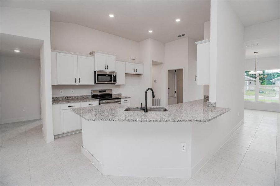 Furnished interior view inside a new home in Hickory Ridge Estates, Lake Wales (Image 5).