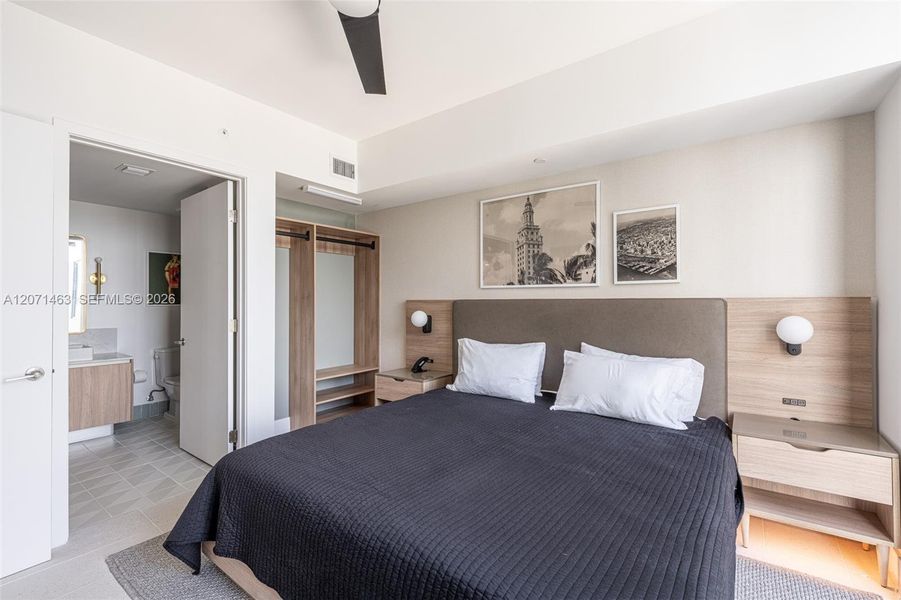 Furnished interior view inside a new home in , Miami (Image 17).