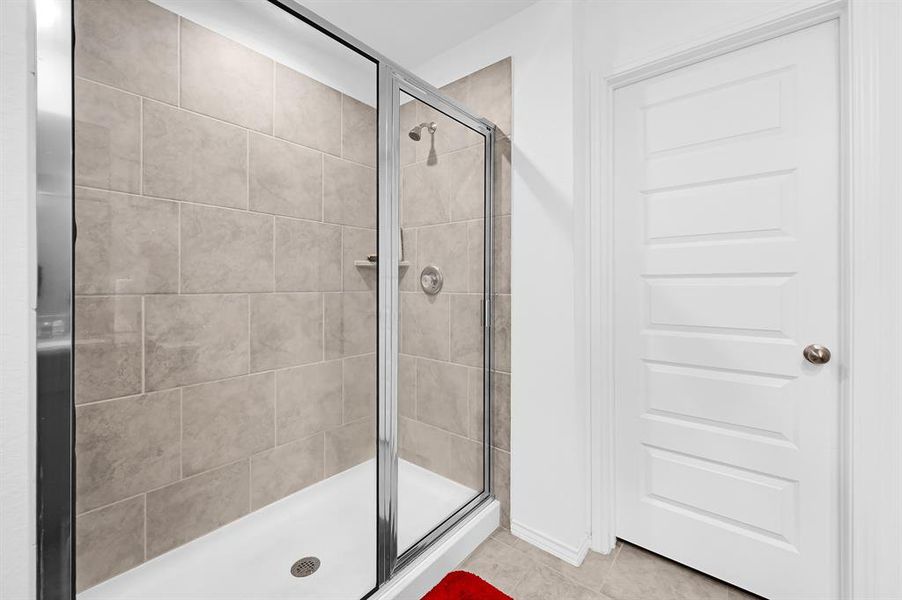 Primary Bathroom with large walk in closet.