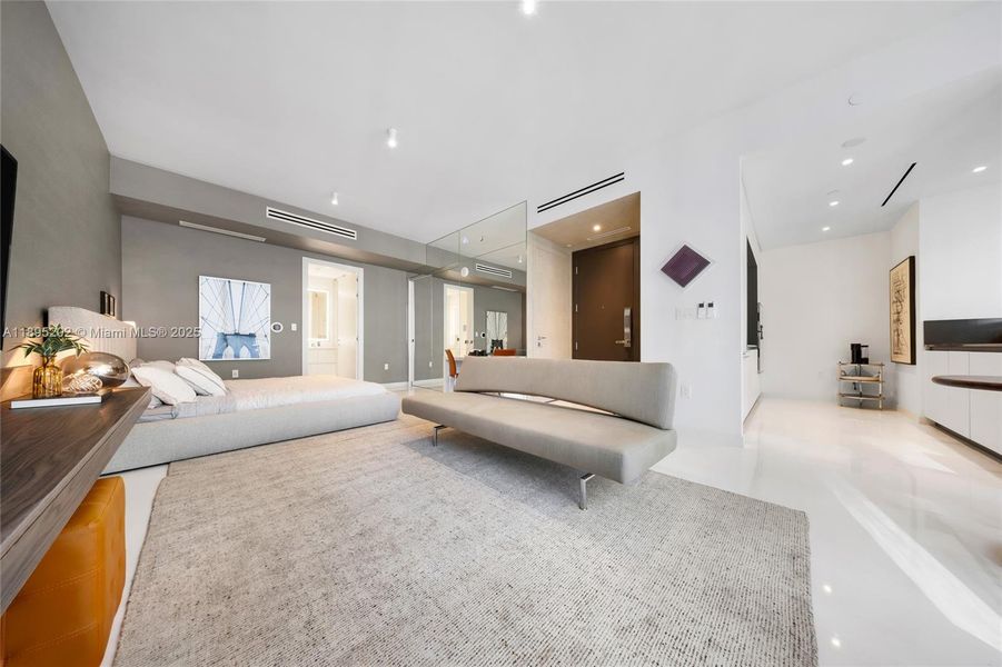 Furnished interior view inside a new home in Aston Martin Residences, Miami (Image 36).