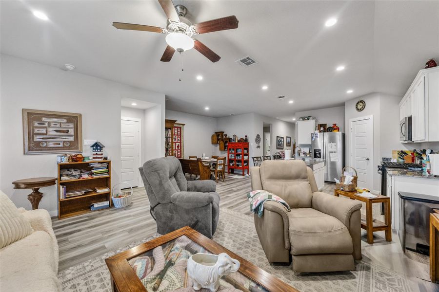 Furnished interior view inside a new home in , Cypress (Image 14).