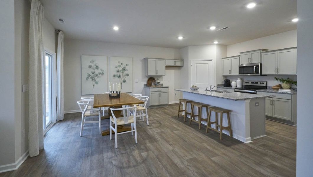 Representative furnished interior of a home built from the CALI by D.R. Horton in Raven Ridge, Lexington (Image 18).