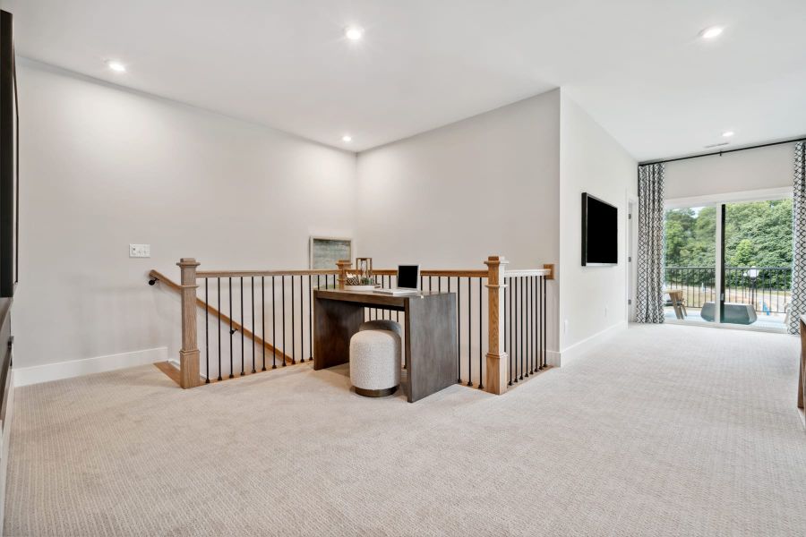 Representative furnished interior of a home built from the Stowe by Tri Pointe Homes in Seven Oaks, Belmont (Image 15).