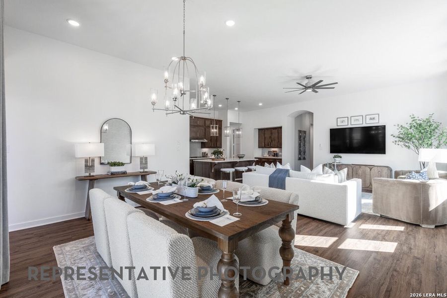 Furnished interior view inside a new home in Mayfair, New Braunfels (Image 37).