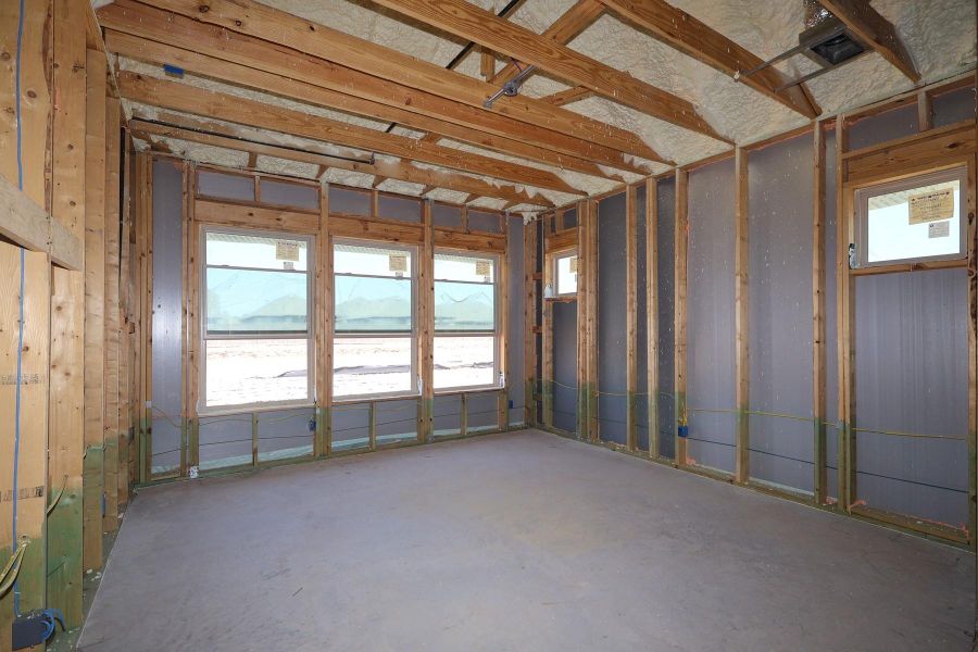In-progress construction of a new home in Grand Central Park - Ascent Collection, Conroe, TX (Image 6).