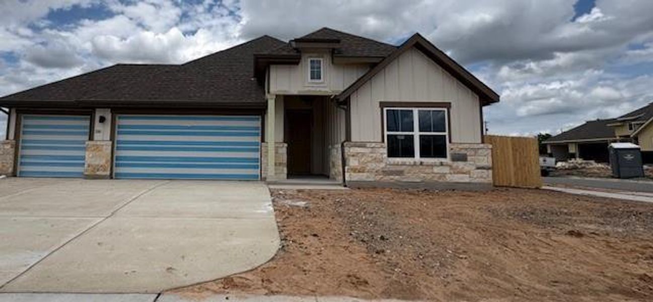In-progress construction of a new home in Spring Creek, Taylor, TX (Image 9).