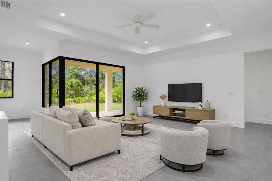 Furnished interior view inside a new home in , Port Charlotte (Image 10).