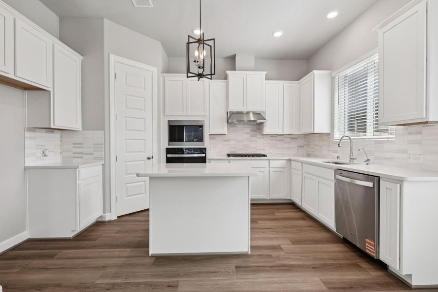 Furnished interior view inside a new home in Kemah Crossing - Luxe Series, Kemah (Image 8). Furnished interior view inside a new home in Kemah Crossing - Luxe Series, Kemah (Image 8).