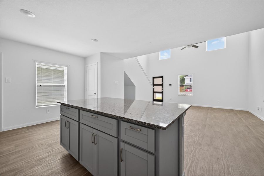 Furnished interior view inside a new home in Marie Village, Conroe (Image 8). Furnished interior view inside a new home in Marie Village, Conroe (Image 8).