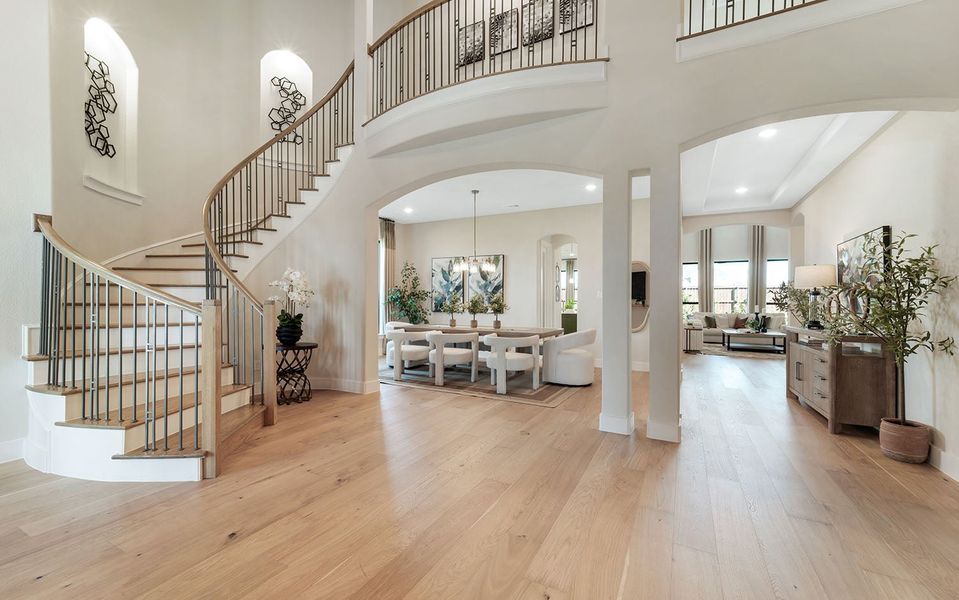 Furnished interior view inside a new home in Marvida, Cypress (Image 35).